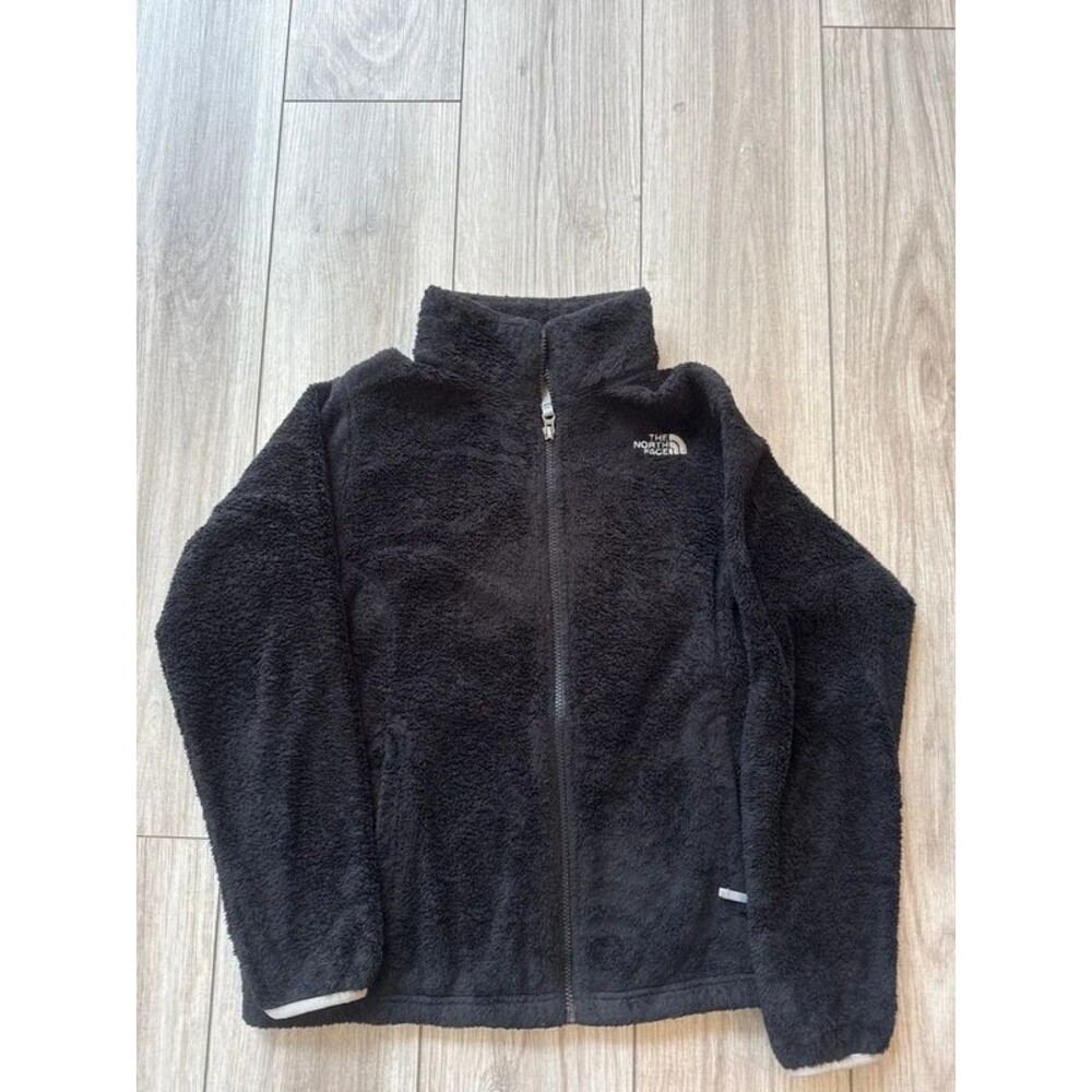The North Face Black Osito Fleece Full Zip Jacket - Girls XL (18)